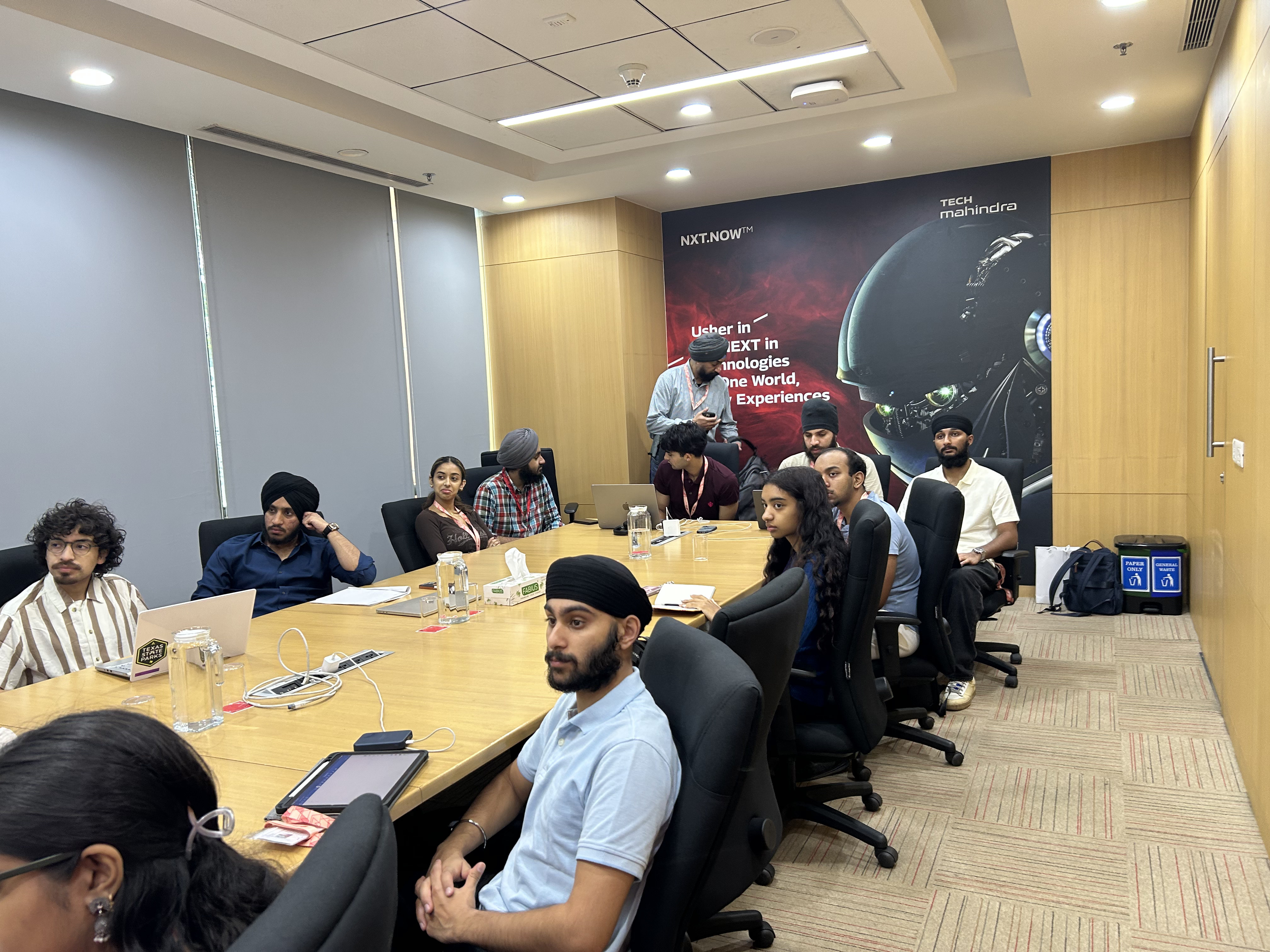 Tech Mahindra visit, GLP cohort