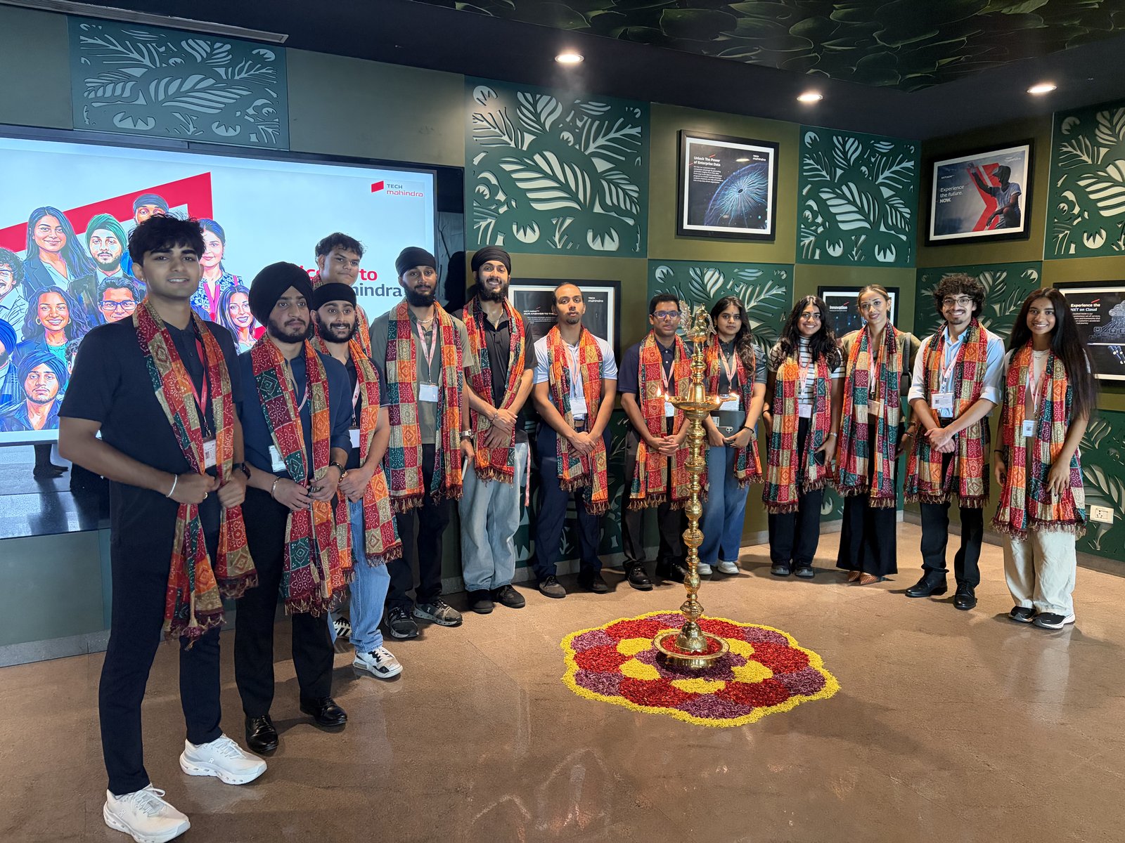Tech Mahindra company visit, GLP cohort